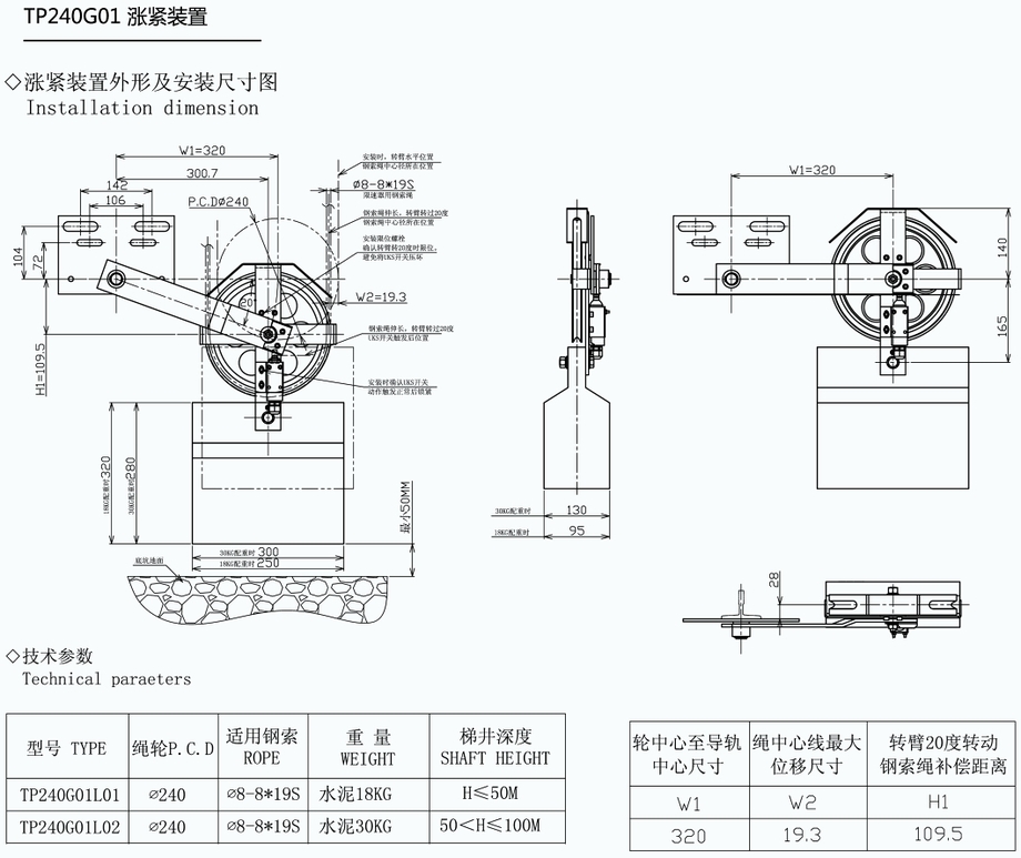 漲緊裝置 水泥18kg